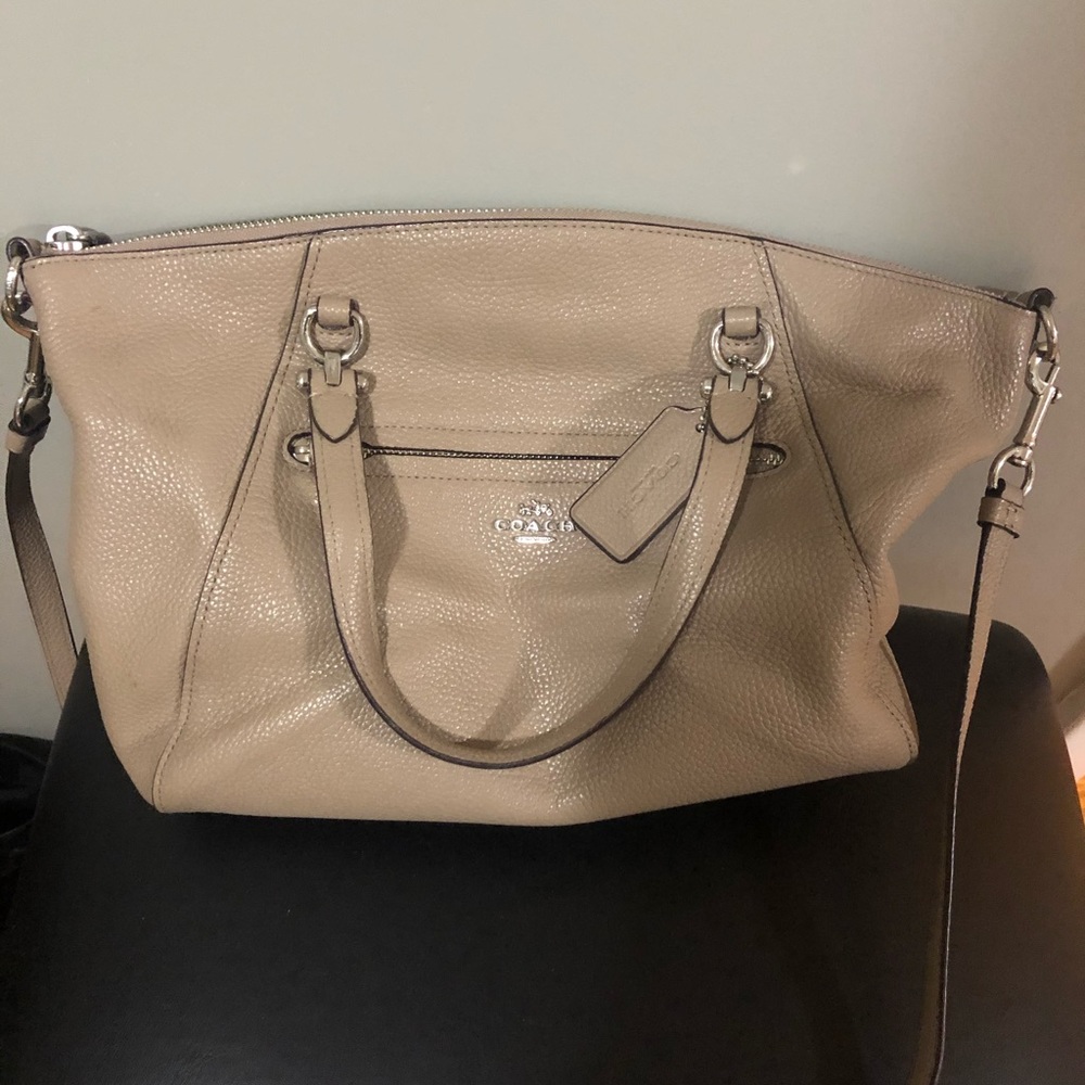 Leather Coach purse